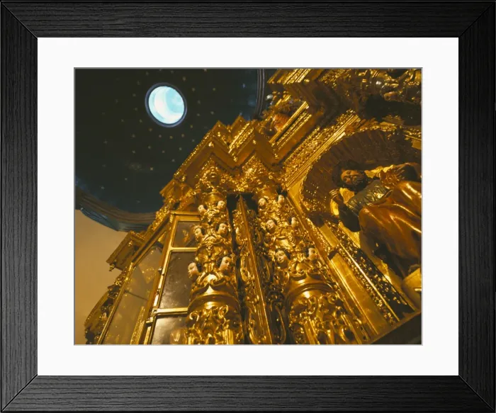 Framed Print : Church interior, Quito, Ecuador, South America Framed Print : Church interior, Quito, Ecuador, South America