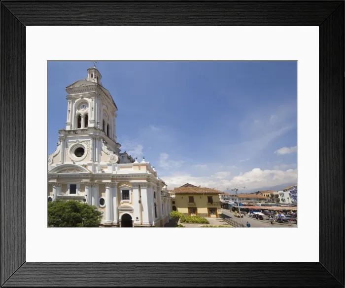 Framed Print : The 19th century Church of San Francisco on Plaza San Francisco in this attractive colonial capital Framed Print : The 19th century Church of San Francisco on Plaza San Francisco in this attractive colonial capital