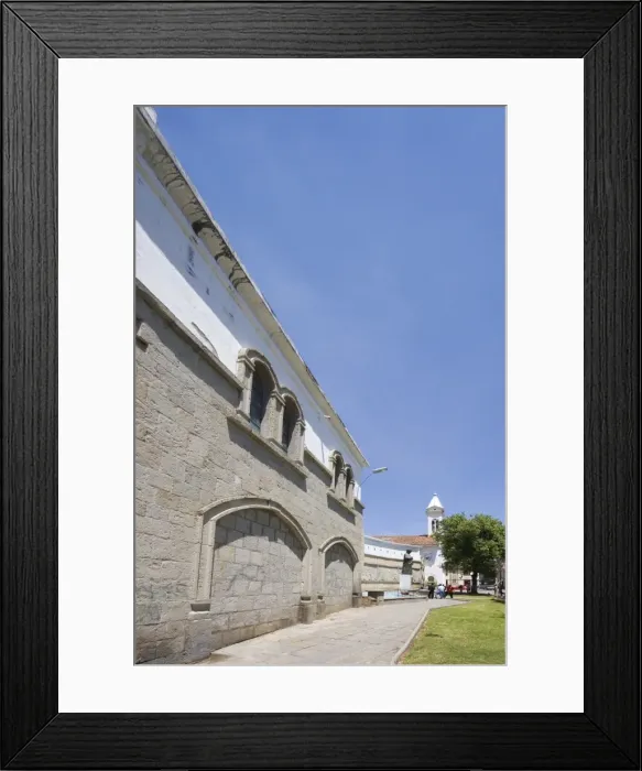 Framed Print : Parque Matovelle, commemorating Father Julio Matovelle, at the Church of La Merced Framed Print : Parque Matovelle, commemorating Father Julio Matovelle, at the Church of La Merced