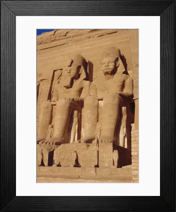 Framed Print : Temple of Re-Herakhte for Ramses II, moved when Aswan Dam built, Abu Simbel Framed Print : Temple of Re-Herakhte for Ramses II, moved when Aswan Dam built, Abu Simbel