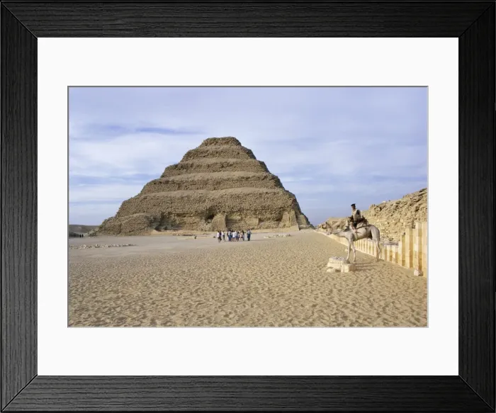 Framed Print : Step pyramid of Zoser, Saqqara, near Cairo, Egypt, North Africa, Africa Framed Print : Step pyramid of Zoser, Saqqara, near Cairo, Egypt, North Africa, Africa