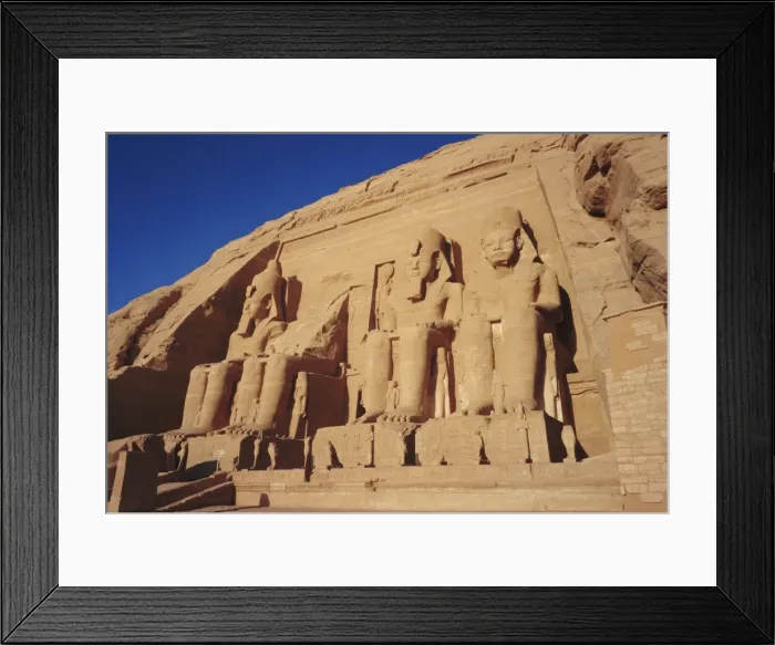 Framed Print : Temple of Re-Herakhte for Ramses II, was moved when Aswan High Dam was built