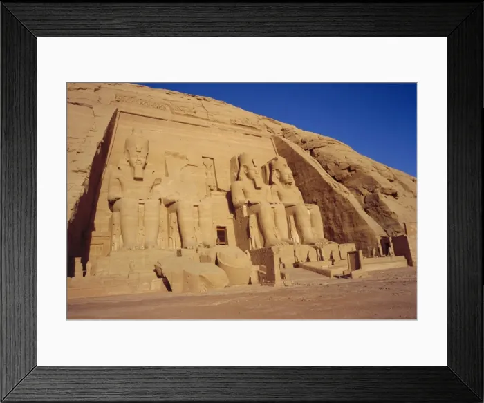 Framed Print : The Temple of Re-Herakhte for Ramses II which was moved when the Aswan High Dam was built Framed Print : The Temple of Re-Herakhte for Ramses II which was moved when the Aswan High Dam was built