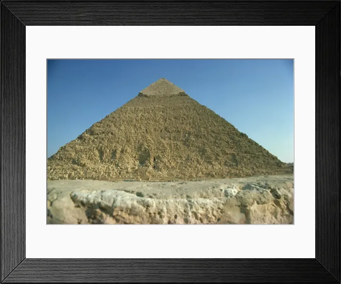 Framed Print : Chephren pyramid, Giza, UNESCO World Heritage Site, near Cairo, Egypt, North Africa Framed Print : Chephren pyramid, Giza, UNESCO World Heritage Site, near Cairo, Egypt, North Africa