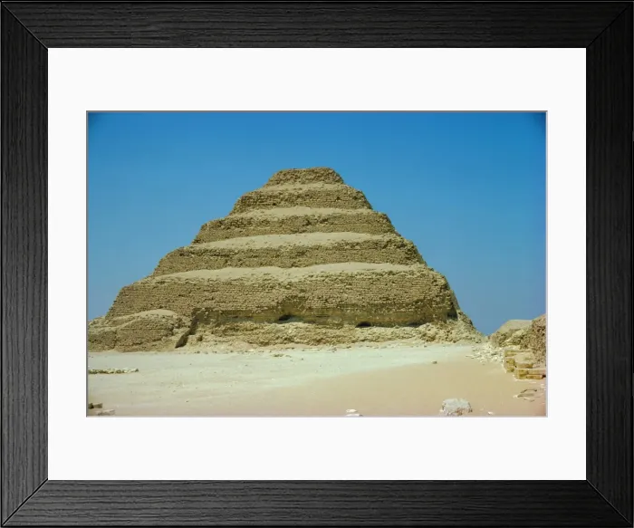 Framed Print : The Step Pyramid at Saqqara, Egypt, North Africa Framed Print : The Step Pyramid at Saqqara, Egypt, North Africa