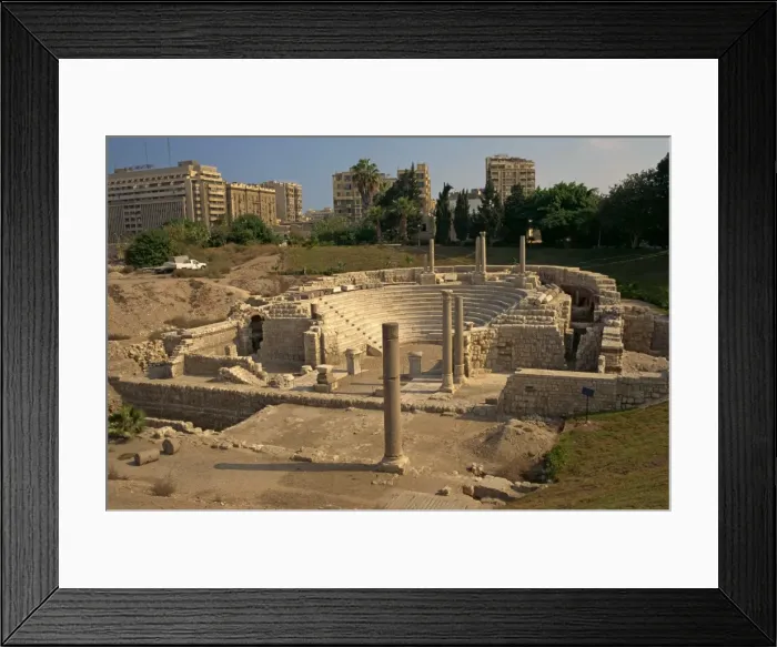 Framed Print : Roman amphitheatre, Alexandria, Egypt, North Africa, Africa Framed Print : Roman amphitheatre, Alexandria, Egypt, North Africa, Africa