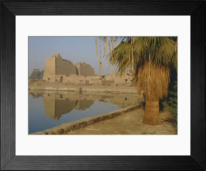 Framed Print : Sacred lake of Amun, precinct of Amun, Karnak, Luxor, Thebes, Egypt, North Africa, Africa Framed Print : Sacred lake of Amun, precinct of Amun, Karnak, Luxor, Thebes, Egypt, North Africa, Africa