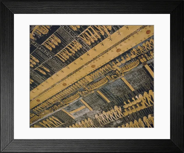 Framed Print : Ramses VI tomb, ceiling, Valley of the Kings, Thebes, Egypt Framed Print : Ramses VI tomb, ceiling, Valley of the Kings, Thebes, Egypt