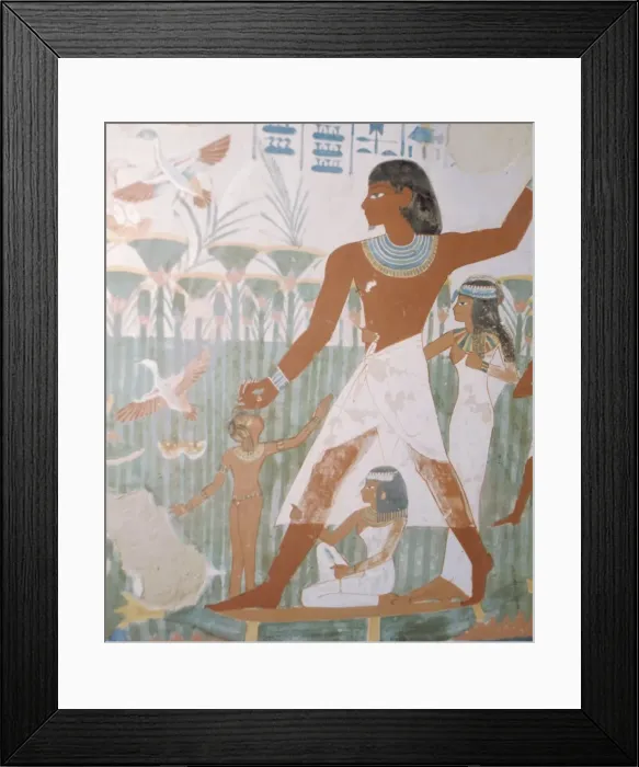 Framed Print : Tomb of Nakht, Valley of the Nobles, Thebes, Egypt Nakht was the Minister of Agriculture during the reign of Framed Print : Tomb of Nakht, Valley of the Nobles, Thebes, Egypt Nakht was the Minister of Agriculture during the reign of