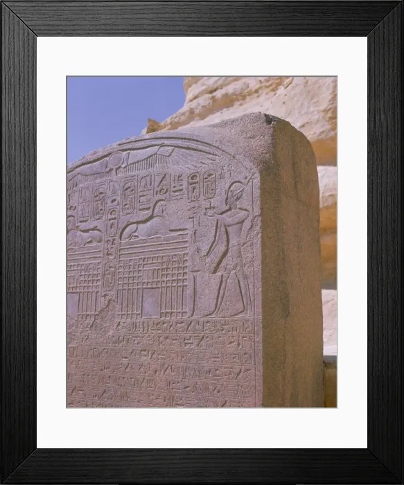 Framed Print : Stela in front of the Sphinx, Giza, UNESCO World Heritage Site, near Cairo Framed Print : Stela in front of the Sphinx, Giza, UNESCO World Heritage Site, near Cairo