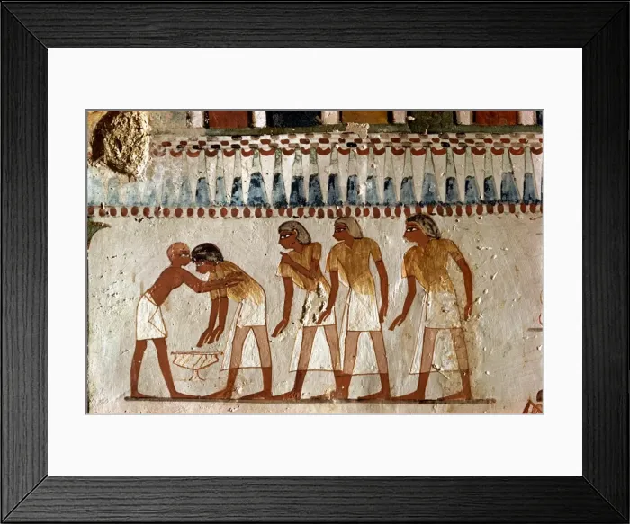Framed Print : Harvesting scene from the 18th Dynasty land steward Sheikh Aba el Kurna Framed Print : Harvesting scene from the 18th Dynasty land steward Sheikh Aba el Kurna