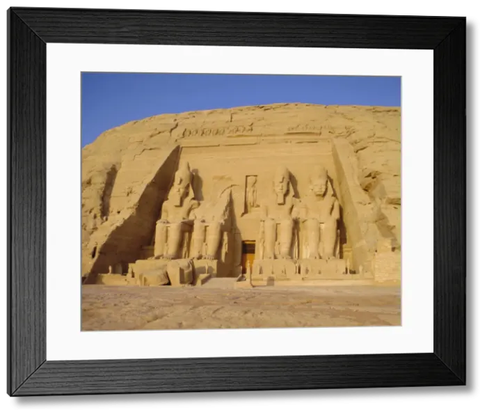 Framed Print : Rock cut Temple of Ramesses II (Rameses the Great) (Ramses the Great), Abu Simbel Framed Print : Rock cut Temple of Ramesses II (Rameses the Great) (Ramses the Great), Abu Simbel
