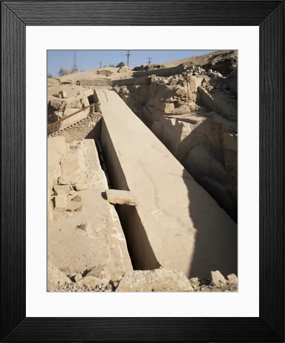 Framed Print : Unfinished obelisk, Aswan, Egypt, North Africa, Africa Framed Print : Unfinished obelisk, Aswan, Egypt, North Africa, Africa