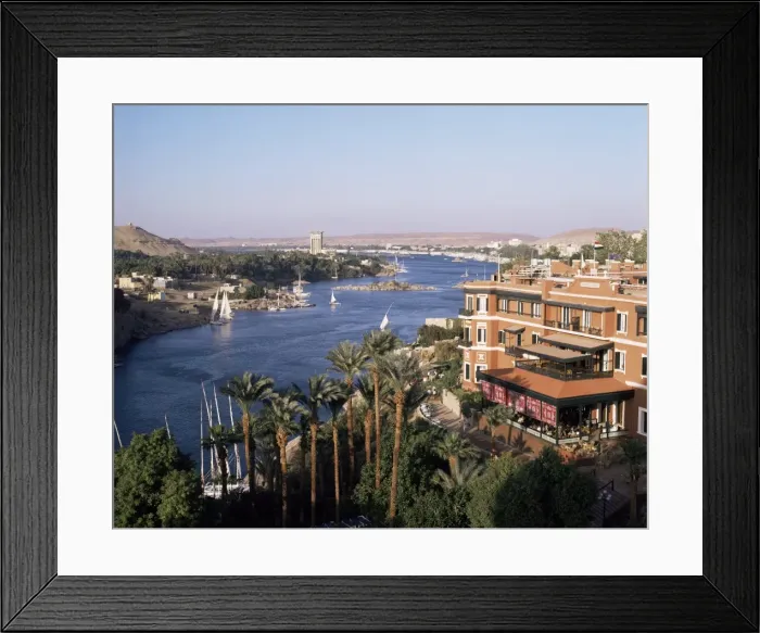 Framed Print : Cataract Hotel and the River Nile, Aswan, Egypt, North Africa, Africa Framed Print : Cataract Hotel and the River Nile, Aswan, Egypt, North Africa, Africa