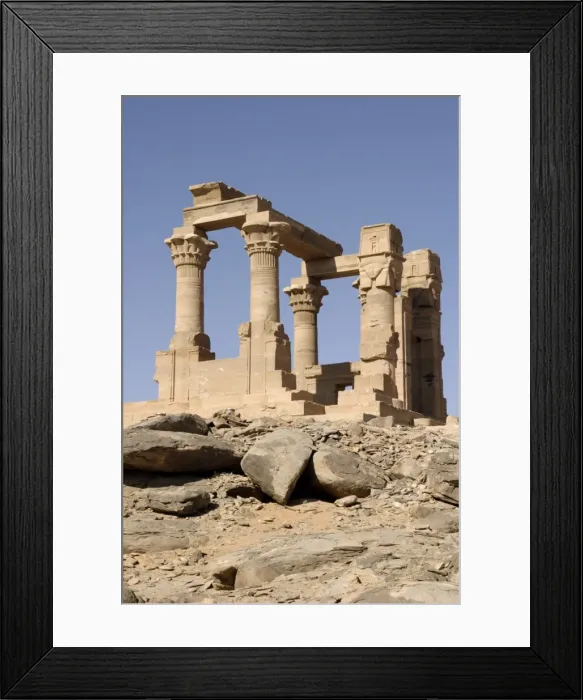 Framed Print : Kertassi temple, Kalabsha island, Lake Nasser, Aswan, Egypt, North Africa, Africa Framed Print : Kertassi temple, Kalabsha island, Lake Nasser, Aswan, Egypt, North Africa, Africa