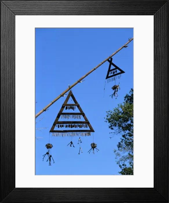 Framed Print : Spirit gate, Nam Ded Mai Akha village, Muang Sing, Laos, Indochina, Southeast Asia, Asia Framed Print : Spirit gate, Nam Ded Mai Akha village, Muang Sing, Laos, Indochina, Southeast Asia, Asia