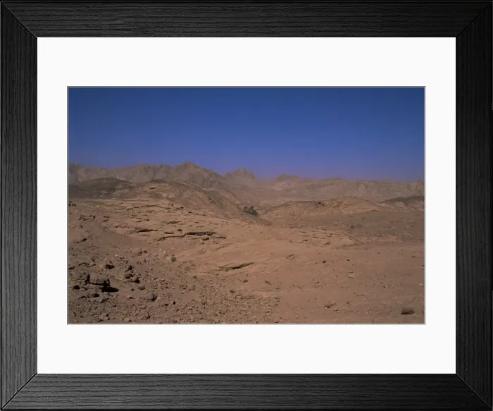 Framed Print : Valley of the Gazelles on the road to St. Catherines monastery, Sinai desert Framed Print : Valley of the Gazelles on the road to St. Catherines monastery, Sinai desert