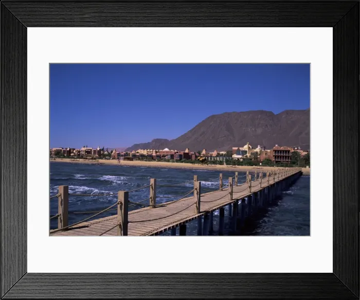 Framed Print : Beach resort at Taba Heights, Gulf of Aqaba, Red Sea, Sinai, Egypt, North Africa, Africa Framed Print : Beach resort at Taba Heights, Gulf of Aqaba, Red Sea, Sinai, Egypt, North Africa, Africa