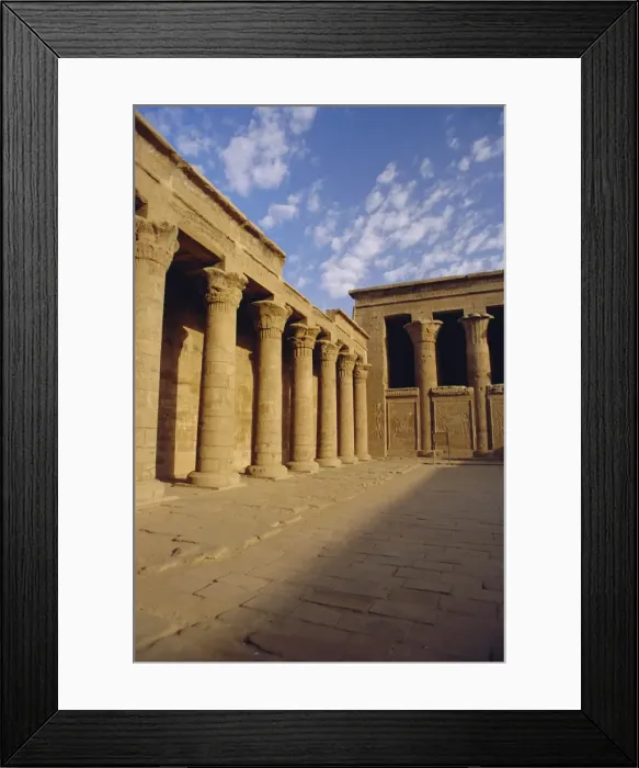 Framed Print : Temple of Horus, Edfu, Egypt, North Africa Framed Print : Temple of Horus, Edfu, Egypt, North Africa