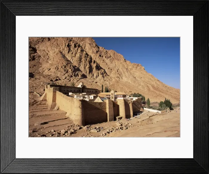 Framed Print : St. Catherines Monastery, UNESCO World Heritage Site, Sinai, Egypt Framed Print : St. Catherines Monastery, UNESCO World Heritage Site, Sinai, Egypt