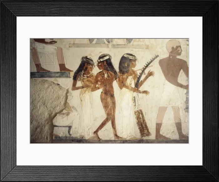 Framed Print : Wall paintings of female musicians in the tomb of Nakht, Minister of Agriculture in the reign of Tutmosis IV, Valley of the Nobles, Thebes, UNESCO World Heritage Site, Egypt, North Framed Print : Wall paintings of female musicians in the tomb of Nakht, Minister of Agriculture in the reign of Tutmosis IV, Valley of the Nobles, Thebes, UNESCO World Heritage Site, Egypt, North