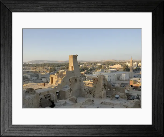Framed Print : View from old town, Oasis of Shali, Egypt, North Africa, Africa Framed Print : View from old town, Oasis of Shali, Egypt, North Africa, Africa