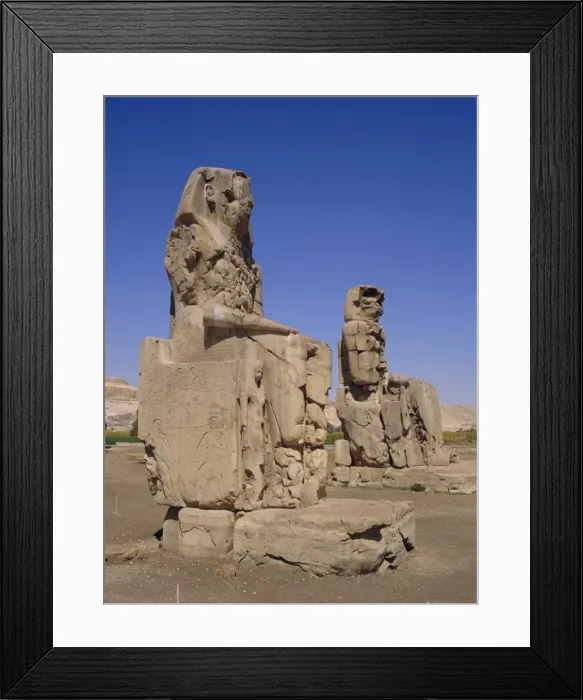 Framed Print : The Colossi of Memnon, Luxor, Egypt, North Africa Framed Print : The Colossi of Memnon, Luxor, Egypt, North Africa