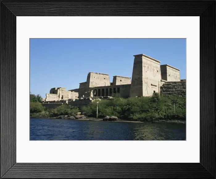 Framed Print : Temples at Philae, UNESCO World Heritage Site, by the River Nile, Nubia Framed Print : Temples at Philae, UNESCO World Heritage Site, by the River Nile, Nubia