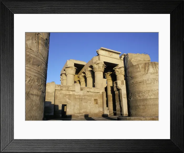 Framed Print : Temple at Kom Ombo, Egypt, North Africa, Africa Framed Print : Temple at Kom Ombo, Egypt, North Africa, Africa