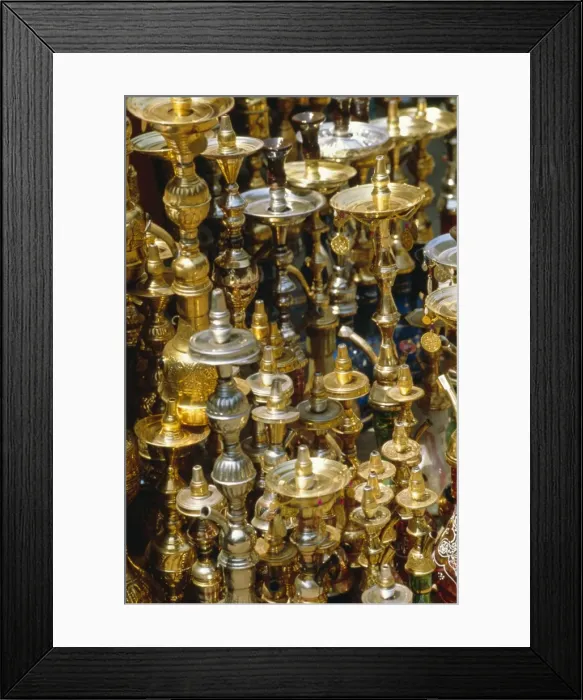 Framed Print : Metalware for sale in the souk (bazaar), Cairo, Egypt, North Africa, Africa Framed Print : Metalware for sale in the souk (bazaar), Cairo, Egypt, North Africa, Africa