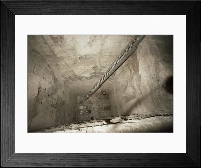 Framed Print : Excavating pit, tomb of Ramses XI, Valley of the Kings, Thebes, Egypt, North Africa Framed Print : Excavating pit, tomb of Ramses XI, Valley of the Kings, Thebes, Egypt, North Africa