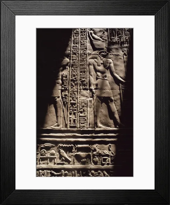 Framed Print : Interior, temple at Esna, Egypt, North Africa, Africa Framed Print : Interior, temple at Esna, Egypt, North Africa, Africa