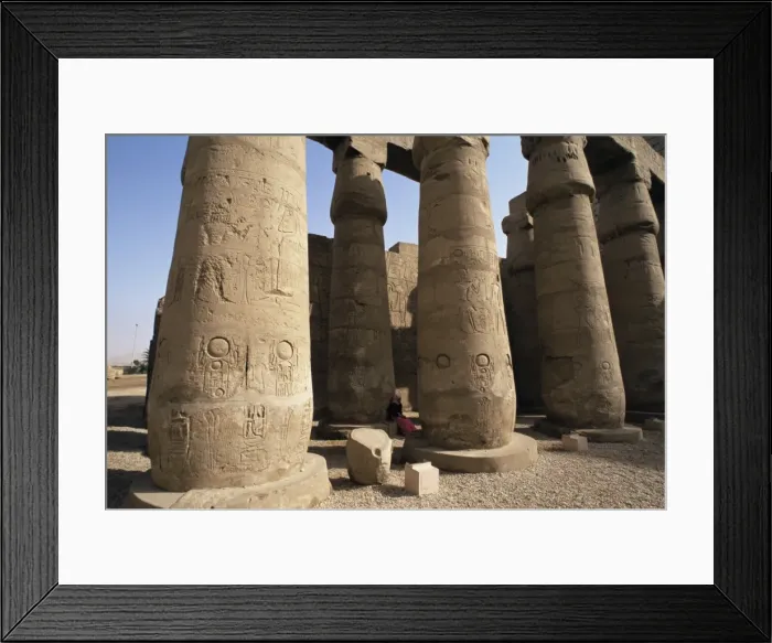 Framed Print : Colonnade of Amenophis III (Amenhotep III), Luxor Temple, Thebes, UNESCO World Heritage Site Framed Print : Colonnade of Amenophis III (Amenhotep III), Luxor Temple, Thebes, UNESCO World Heritage Site