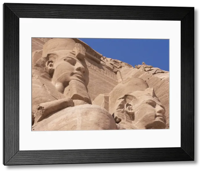 Framed Print : Statues of Ramses II (Ramses the Great) outside his temple, Abu Simbel Framed Print : Statues of Ramses II (Ramses the Great) outside his temple, Abu Simbel
