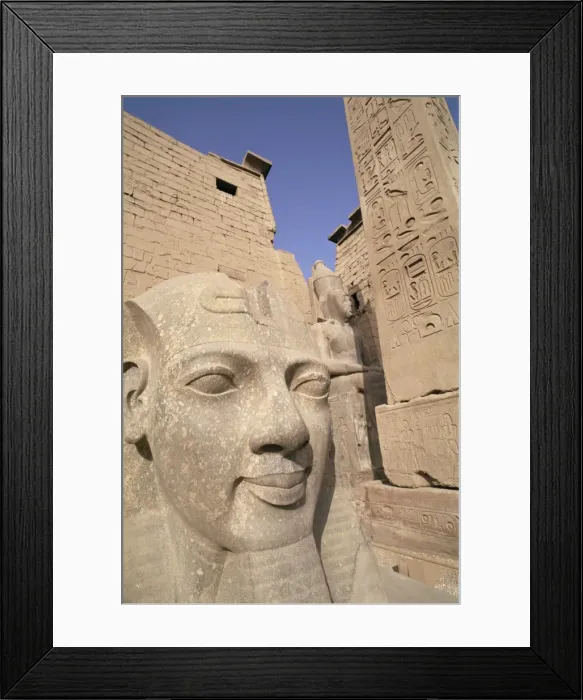 Framed Print : Statue of the pharaoh Ramses II, Luxor Temple, Thebes, UNESCO World Heritage Site Framed Print : Statue of the pharaoh Ramses II, Luxor Temple, Thebes, UNESCO World Heritage Site