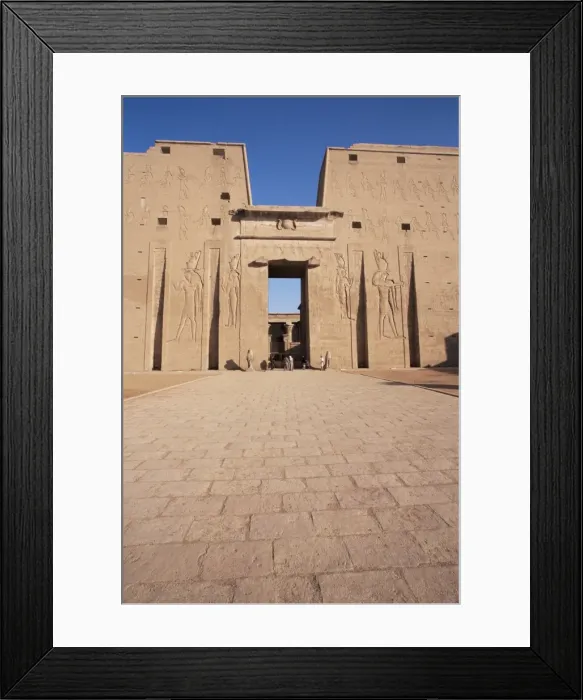Framed Print : Entrance, Horus Temple, Edfu, Egypt, North Africa, Africa Framed Print : Entrance, Horus Temple, Edfu, Egypt, North Africa, Africa