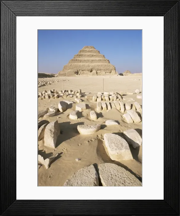 Framed Print : The stepped pyramid, Saqqara (Sakkara), UNESCO World Heritage Site, Egypt Framed Print : The stepped pyramid, Saqqara (Sakkara), UNESCO World Heritage Site, Egypt