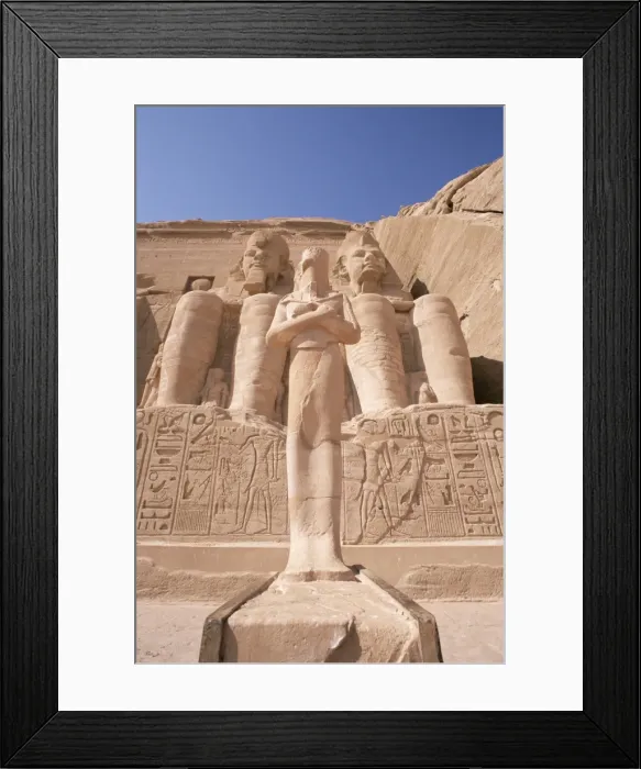 Framed Print : Statues of Ramses II (Ramses the Great), outside the temple, Abu Simbel Framed Print : Statues of Ramses II (Ramses the Great), outside the temple, Abu Simbel