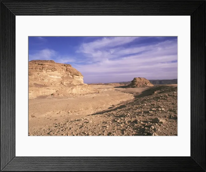 Framed Print : The Sinai desert, Egypt, North Africa, Africa Framed Print : The Sinai desert, Egypt, North Africa, Africa