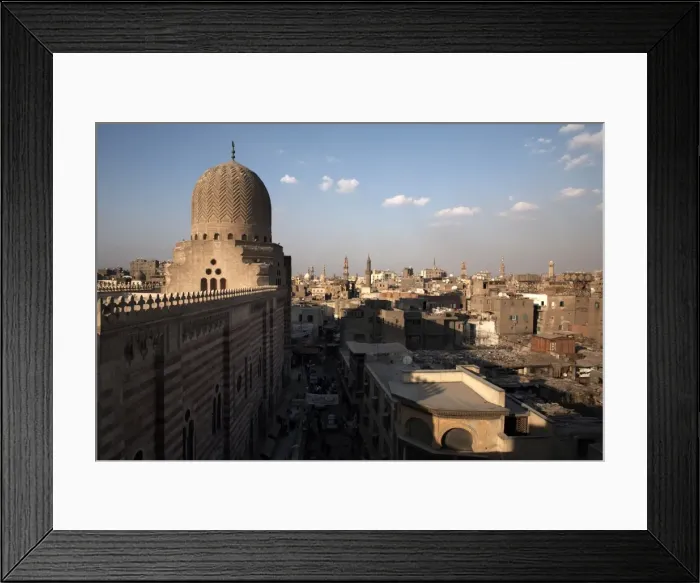 Framed Print : The dome of Bab Zuweila, overlooking Islamic Cairo and the area of Khan al-Khalili Framed Print : The dome of Bab Zuweila, overlooking Islamic Cairo and the area of Khan al-Khalili