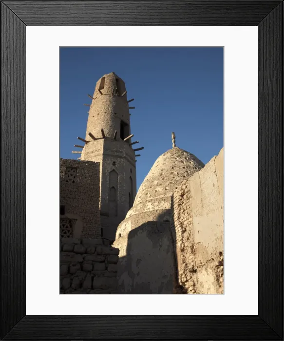 Framed Print : The mud-brick citadel at Al-Qasr, Dakhla Oasis, Egypt, North Africa, Africa Framed Print : The mud-brick citadel at Al-Qasr, Dakhla Oasis, Egypt, North Africa, Africa