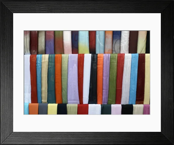 Framed Print : Various fabrics on sale at Aswan Souq, Aswan, Egypt, North Africa, Africa Framed Print : Various fabrics on sale at Aswan Souq, Aswan, Egypt, North Africa, Africa
