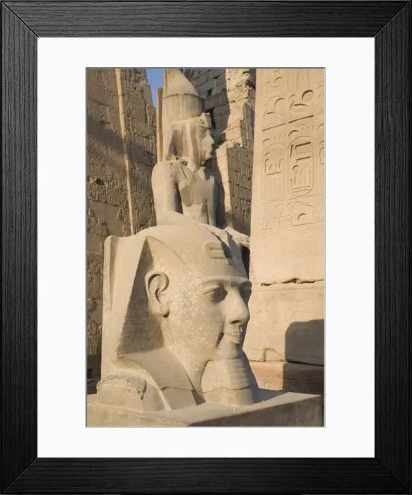 Framed Print : Satue of the pharaoh Ramesses II (Ramses the Great), Luxor Temple, Luxor Framed Print : Satue of the pharaoh Ramesses II (Ramses the Great), Luxor Temple, Luxor