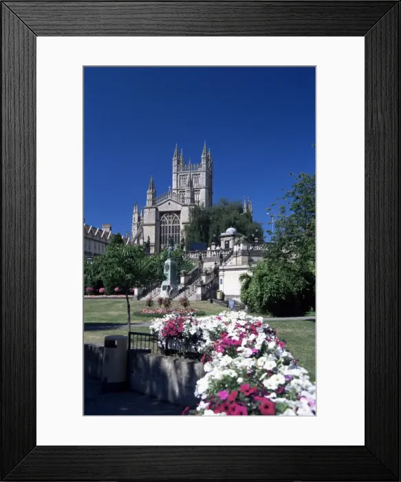 Framed Print : Parade Gardens and the Abbey, Bath, UNESCO World Heritage Site, Somerset Framed Print : Parade Gardens and the Abbey, Bath, UNESCO World Heritage Site, Somerset