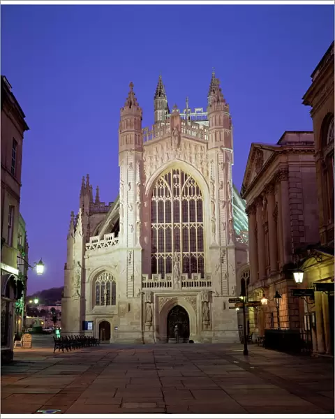 The Abbey, Bath, UNESCO World Heritage Site, Avon, England, United Kingdom, Europe