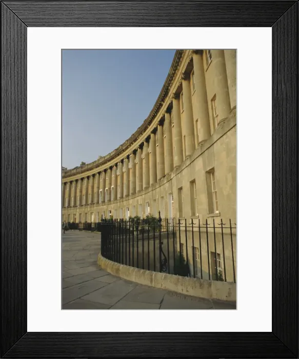 Framed Print : The Royal Crescent, Bath, Avon, England, UK Framed Print : The Royal Crescent, Bath, Avon, England, UK