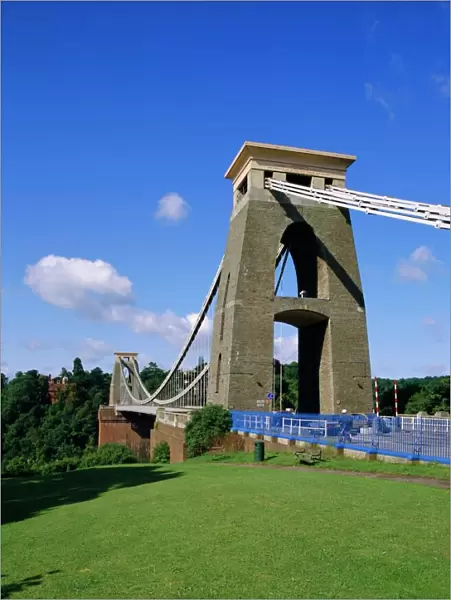 Clifton Suspension Bridge, built by Brunel across the Avon gorge, Bristol