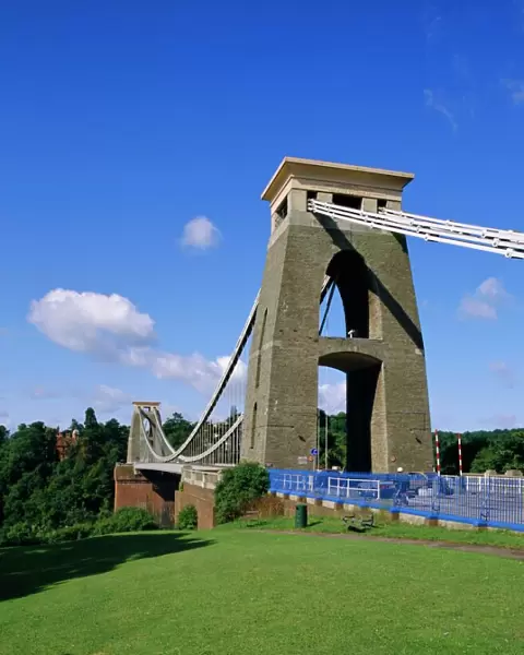 Clifton Suspension Bridge, built by Brunel across the Avon gorge, Bristol