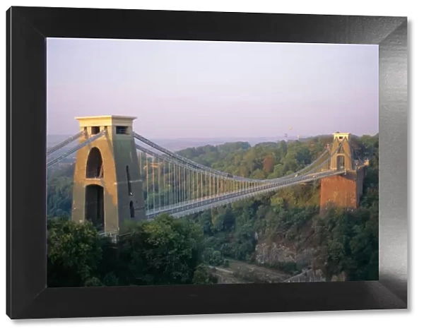 Clifton Suspension Bridge, built by Brunel, Bristol, Avon, England, United Kingdom (U