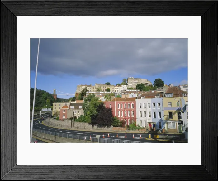 Framed Print : Clifton from Hotwells, Bristol, England, UK Framed Print : Clifton from Hotwells, Bristol, England, UK